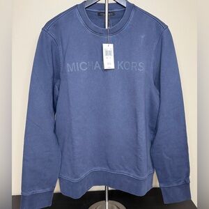 Michael Kors Men's Crewneck Sweater in Blue